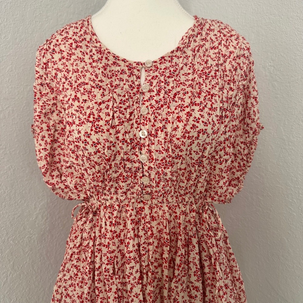 Free People One Fine Day Floral‎ Mini Dress Women's Size XS - Picture 3 of 7